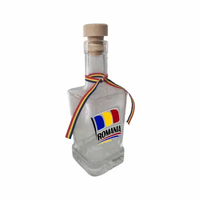 Steag romania, sticla cu mesaj patrata, 250 ml, model divgs318 15